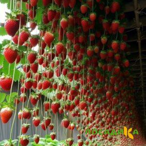 Клубника ампельная Анастасия купить по цене от 370р. в интернет-магазине «Посадика» с доставкой почтой в в Трубчевске и по всей России – [изображение №1].
