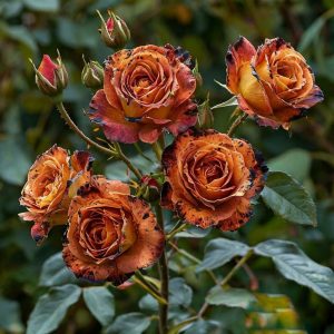 Роза плетистая Оранжевый Бриллиант купить по цене от 450р. в интернет-магазине «Посадика» с доставкой почтой в в Трубчевске и по всей России – [изображение №1].